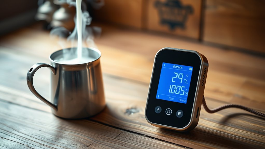 top milk frothing thermometers