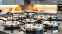 top stainless steel searing pans