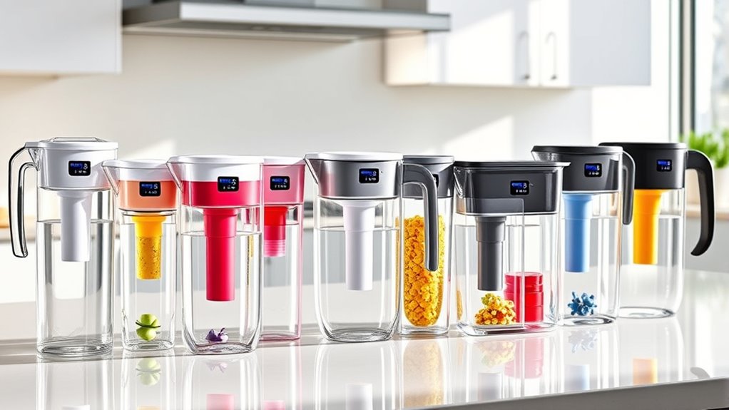 top water filter pitchers