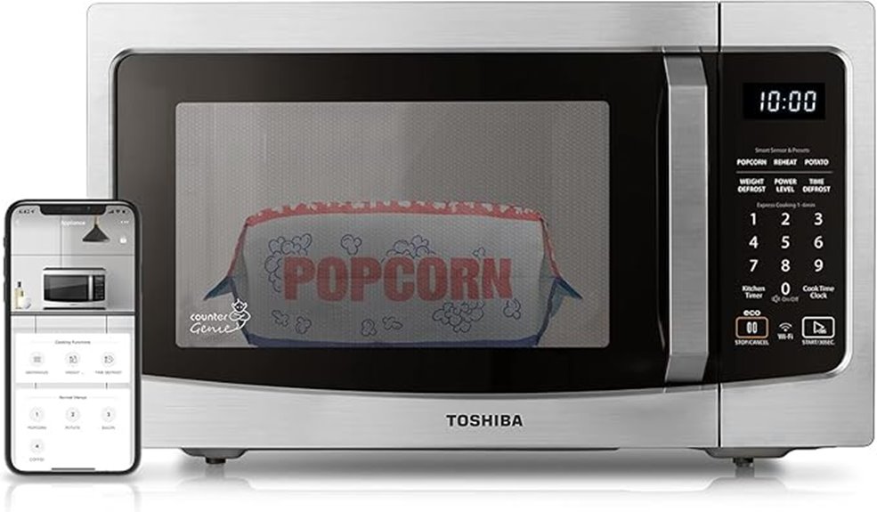 toshiba microwave with alexa