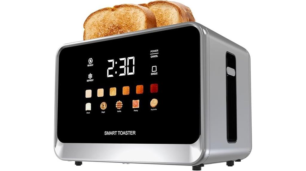 touch screen toaster lcd