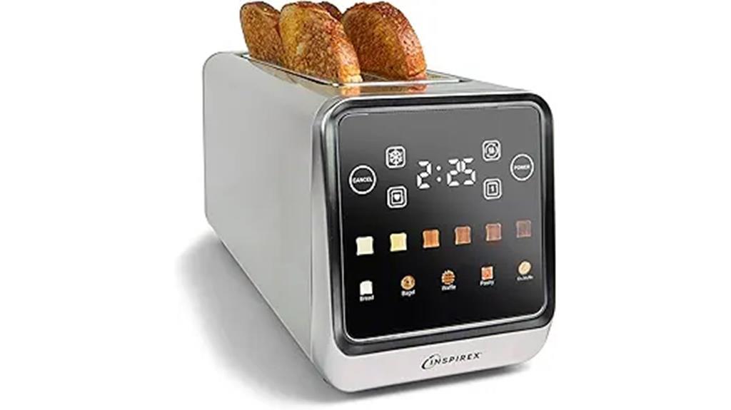 touchscreen four slot toaster
