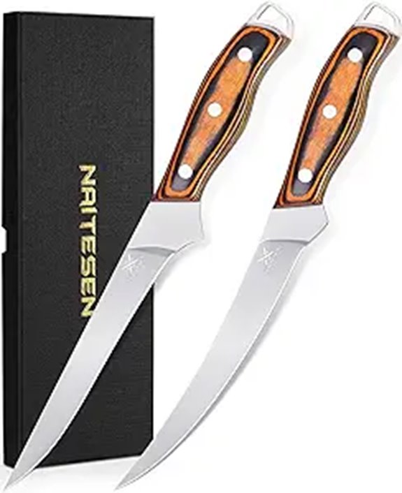 Professional Boning & Fillet Knife Set (2)