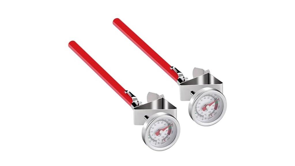 two thermometers 1 inch dial