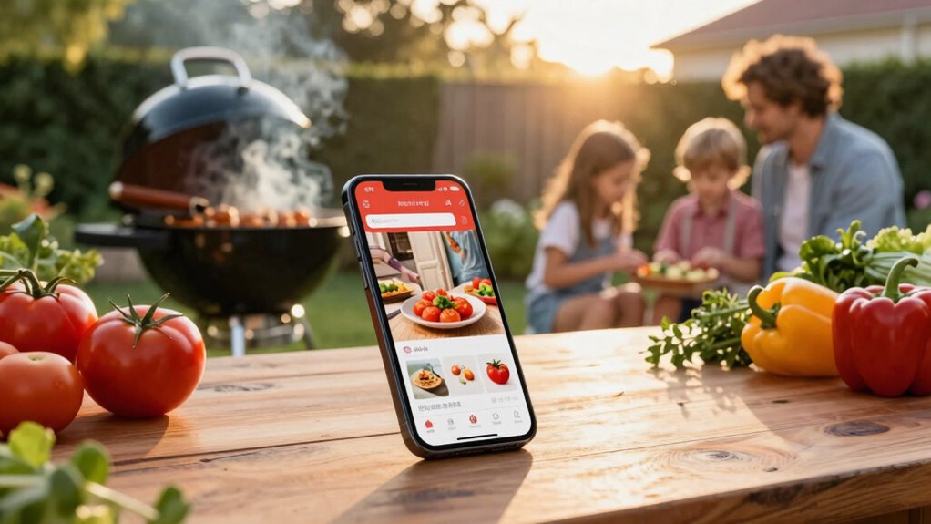 app driven outdoor culinary trends