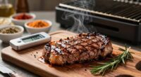 grill with precise temperatures