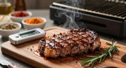 grill with precise temperatures