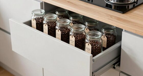 hidden coffee storage solution