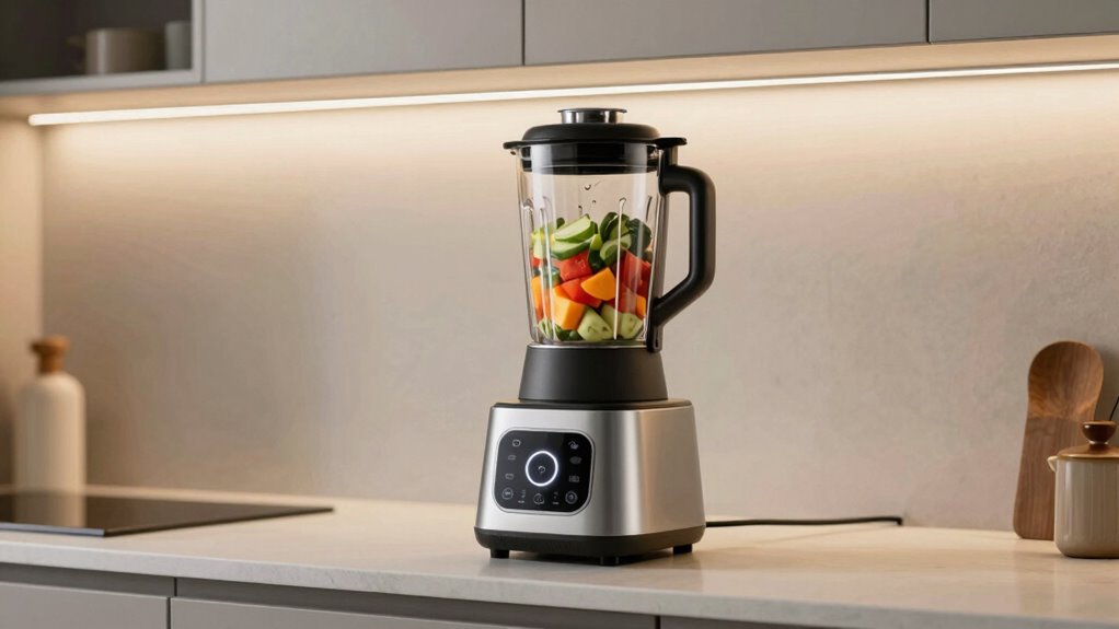 integrated cooking and blending
