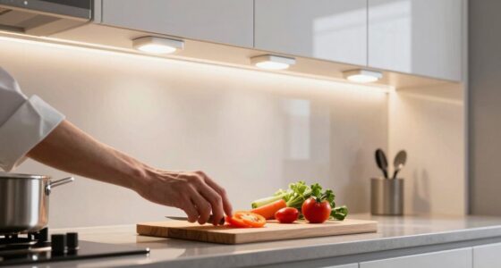 lighting enhances safe cooking