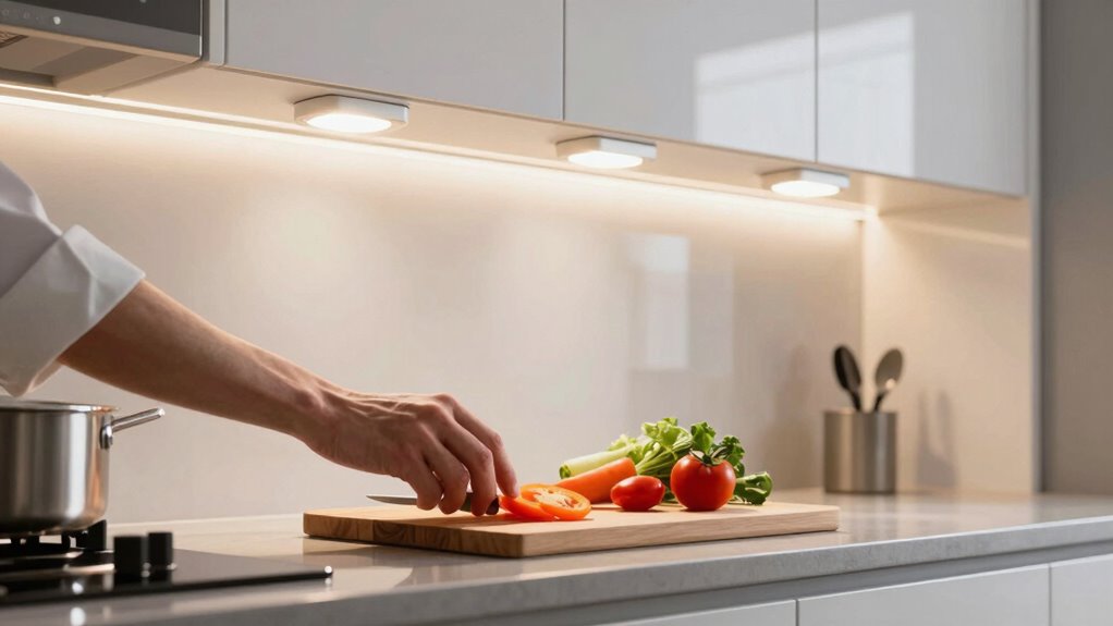 lighting enhances safe cooking