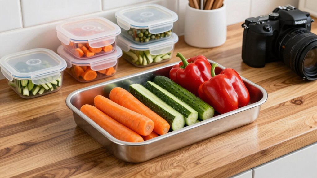 organized efficient meal prep
