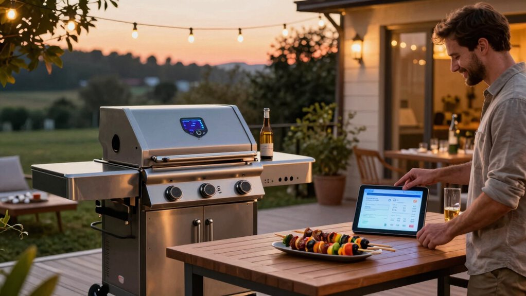 smart grilling for effortless hosting
