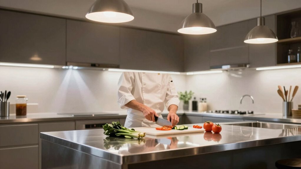 smart lighting enhances kitchen safety