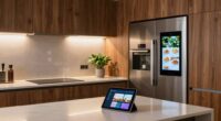 tech integrated kitchen design