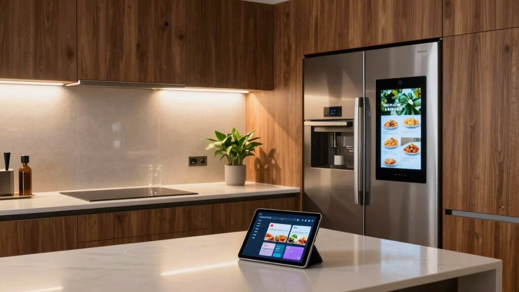 tech integrated kitchen design