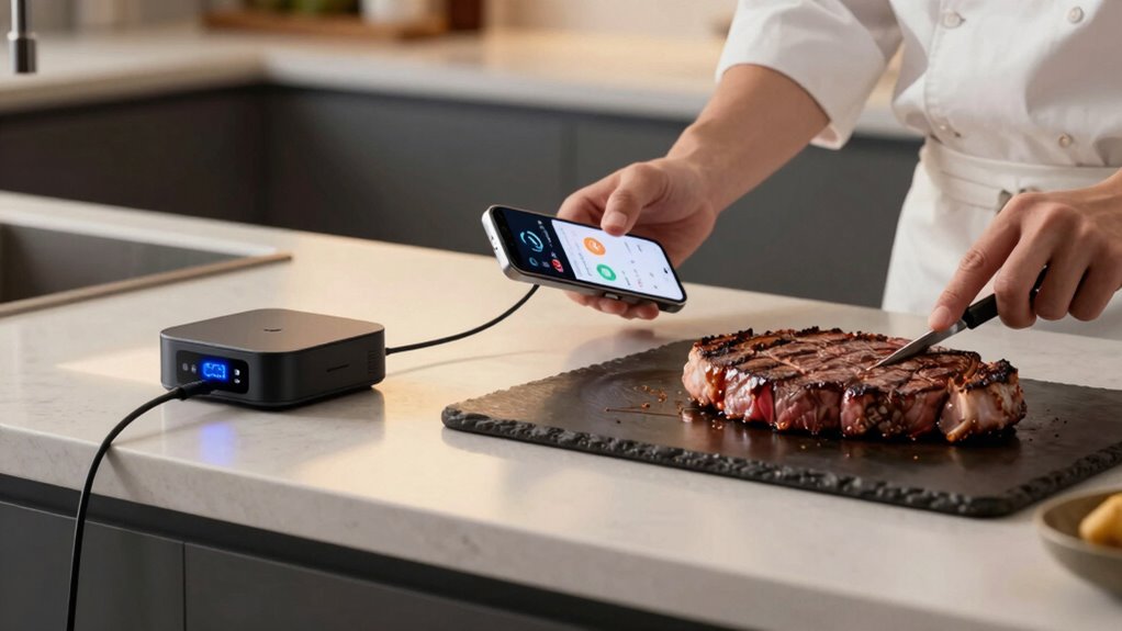 wireless monitoring for perfect cooking