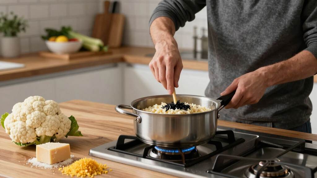 Meera Sodha’s recipe for cauliflower and parmesan risotto with lemon breadcrumbs | Meera Sodha recipes
