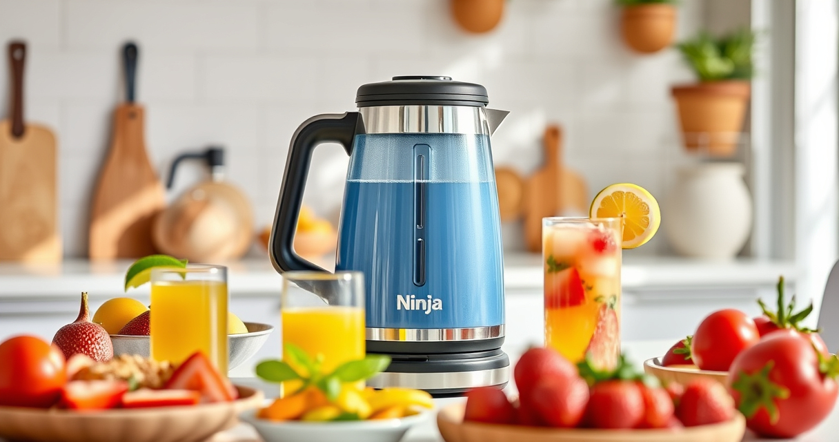 Cool Summer Iced Tea with Ninja KT200BL Electric Kettle
