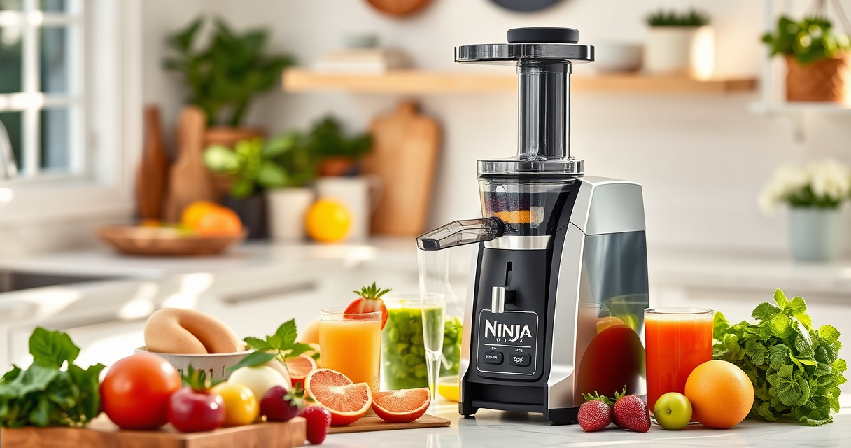 Make Refreshing Summer Juices with Ninja NeverClog Cold Press Juicer