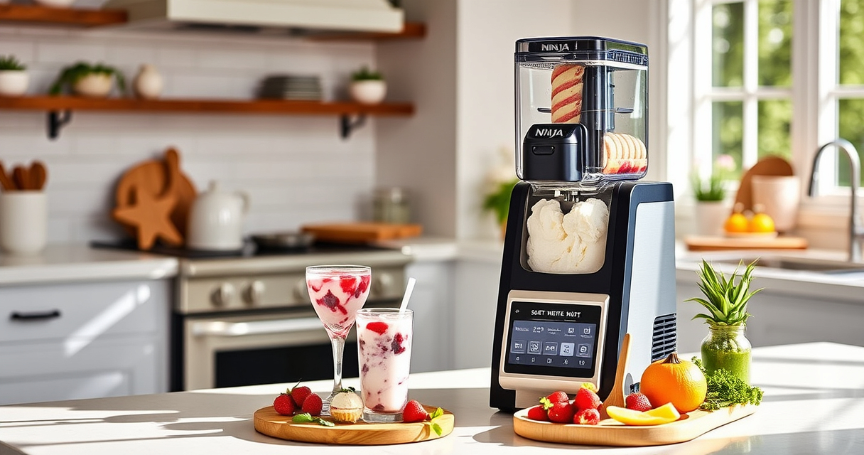 Make Summer Sweet with Ninja NC701 CREAMi Swirl Ice Cream Maker