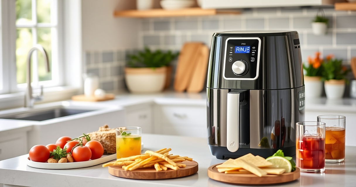 Master Summer Entertaining with the Ninja Crispi Pro Glass Air Fryer