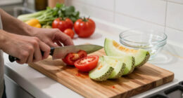 Melon Tomato Salad