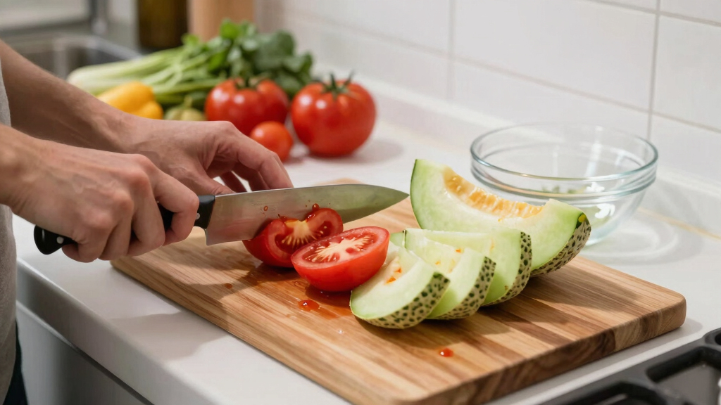 Melon Tomato Salad