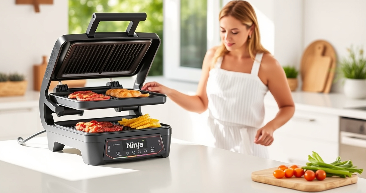 Ninja Foodi Pro 5-in-1 Indoor Grill: Perfect for Summer BBQs Inside