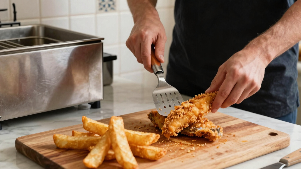 Real Authentic British Fish And Chips 🇬🇧