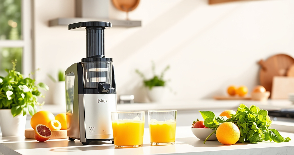Stay Cool with the Ninja NeverClog Cold Press Juicer This Summer