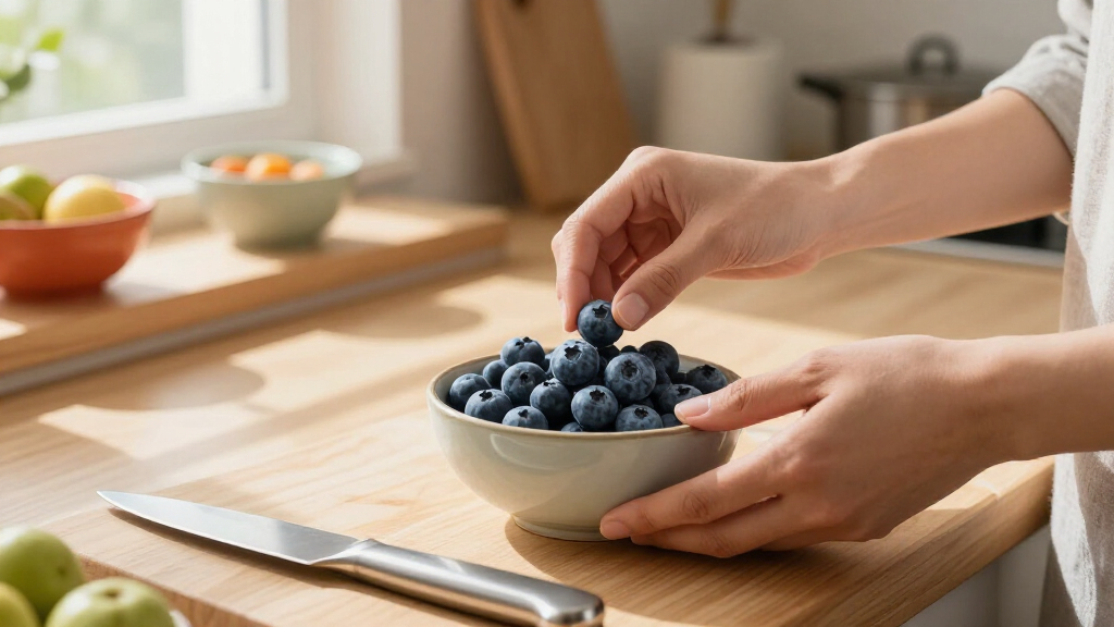 How Best To Open A Blueberry?