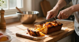 Peach Cobbler Loaf