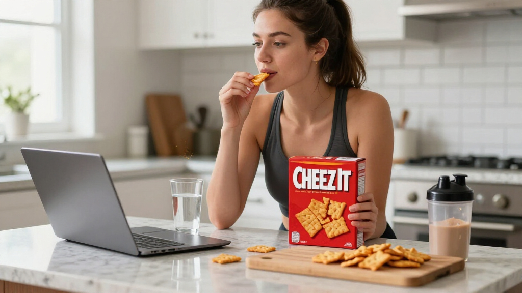 Cheez-It Flexes With Protein-loaded Cheese Cracker
