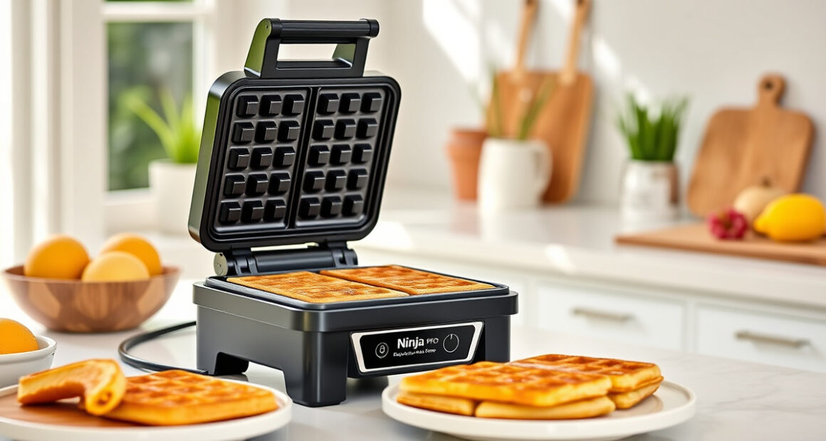 Enjoy Perfect Summer Waffles with the Ninja Belgian Waffle Maker Pro