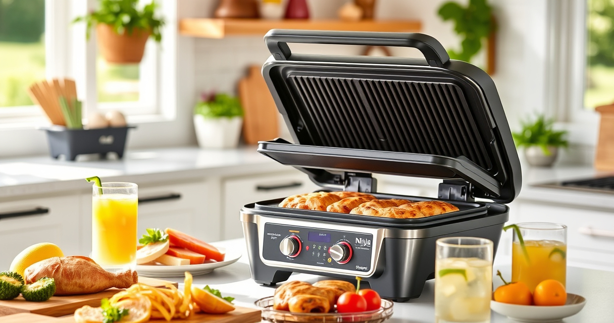 Make Your Summer Pool Party Effortless with the Ninja Foodi Pro 5-in-1 Indoor Grill
