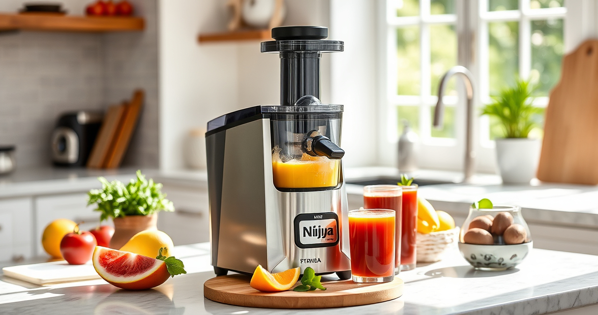 Ninja NeverClog Cold Press Juicer: Effortless Summer Hosting