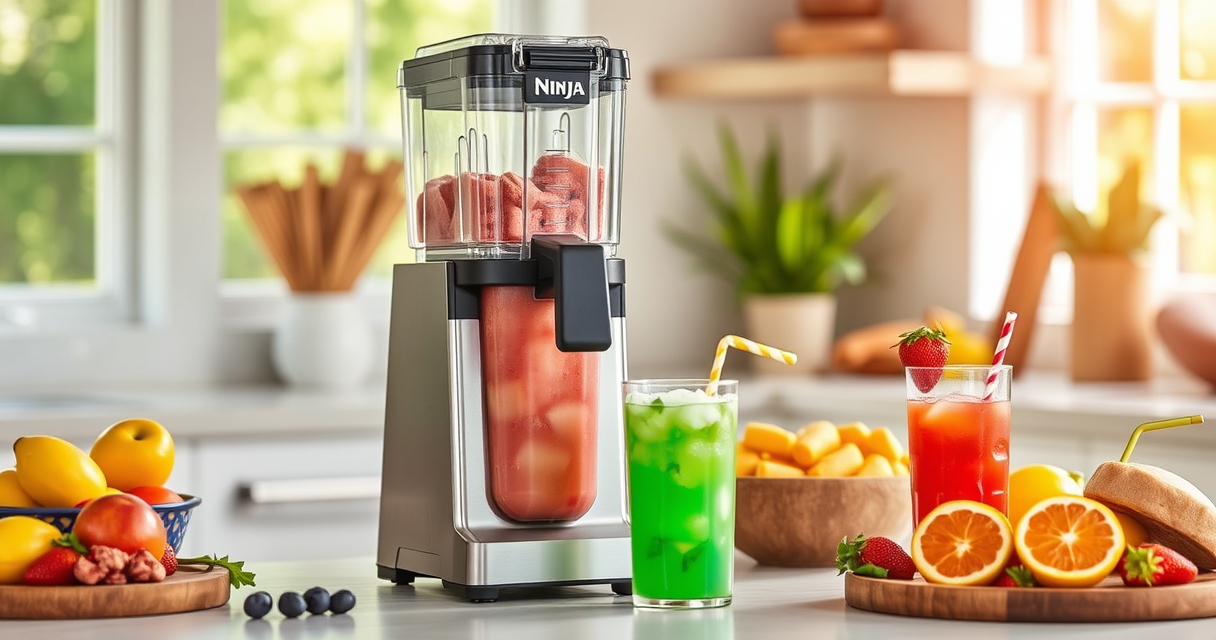 Ninja SLUSHi Frozen Drink Maker: Effortless Poolside Sips