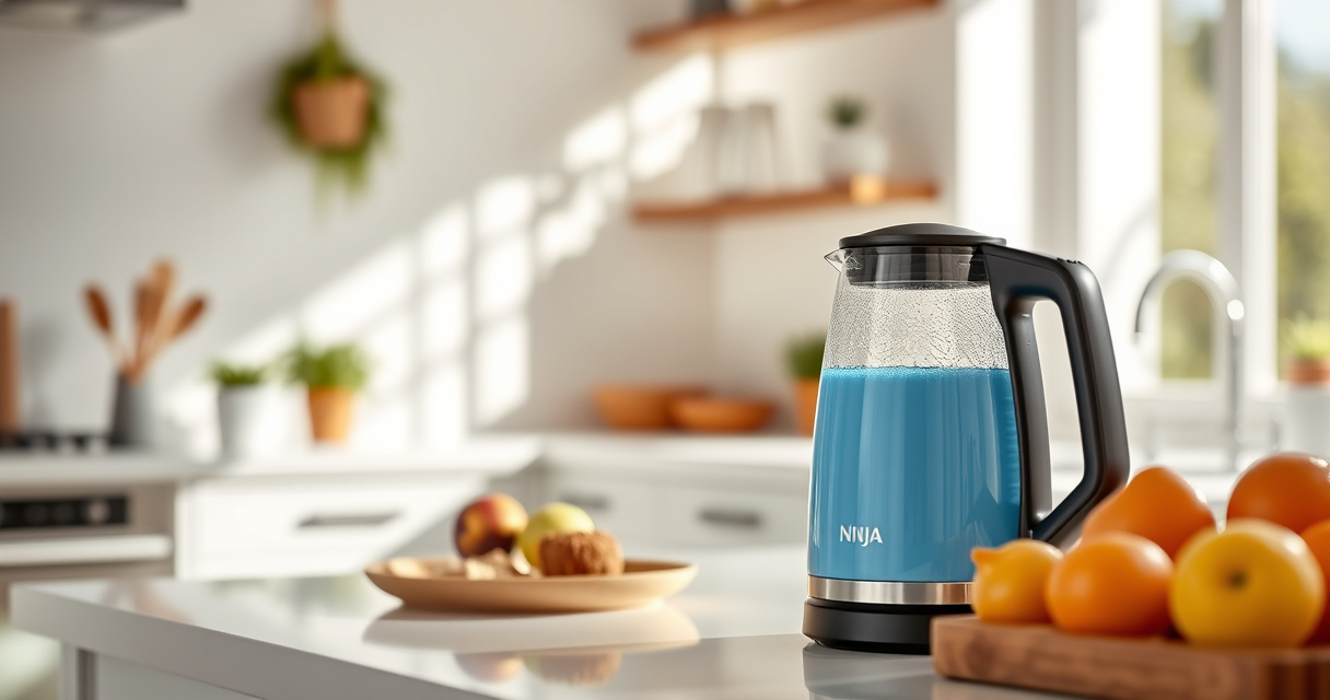 Stay Cool and Brew Perfectly with the Ninja KT200BL Electric Kettle