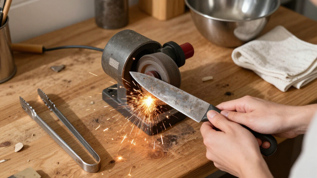 How To Use A Bench Grinder To Remove Rust From Tools