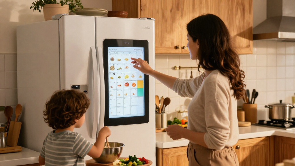 Organize Your Schedules, Recipes And More With Over $150 Off This FridgeCal Smart Display